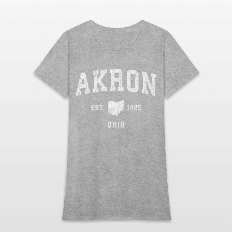 Akron Ohio Oh Athletic Sports