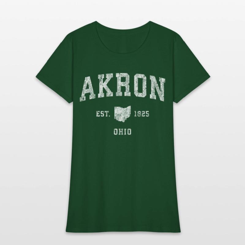 Akron Ohio Oh Athletic Sports