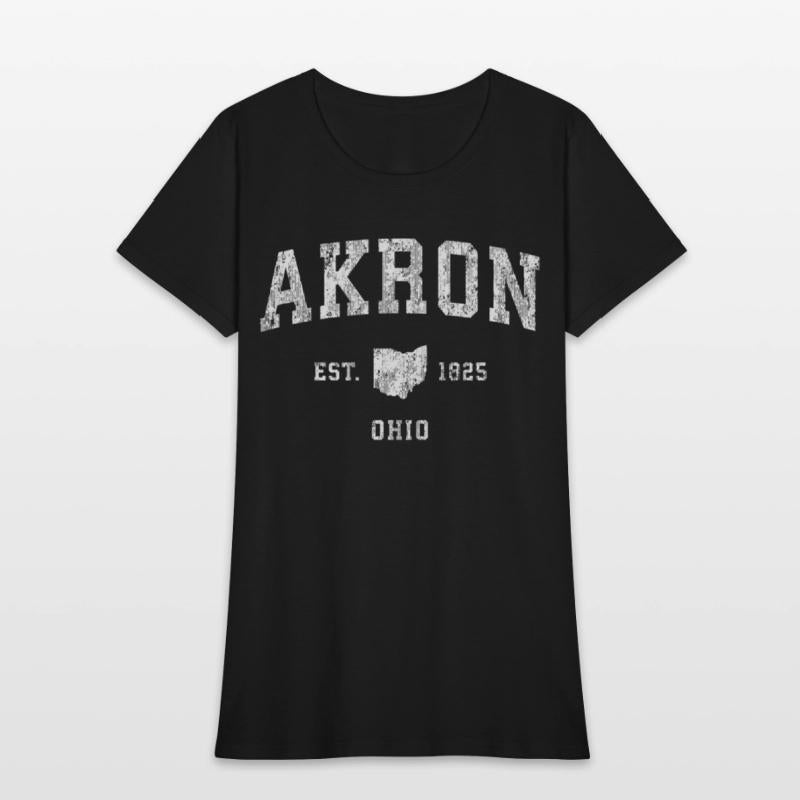Akron Ohio Oh Athletic Sports