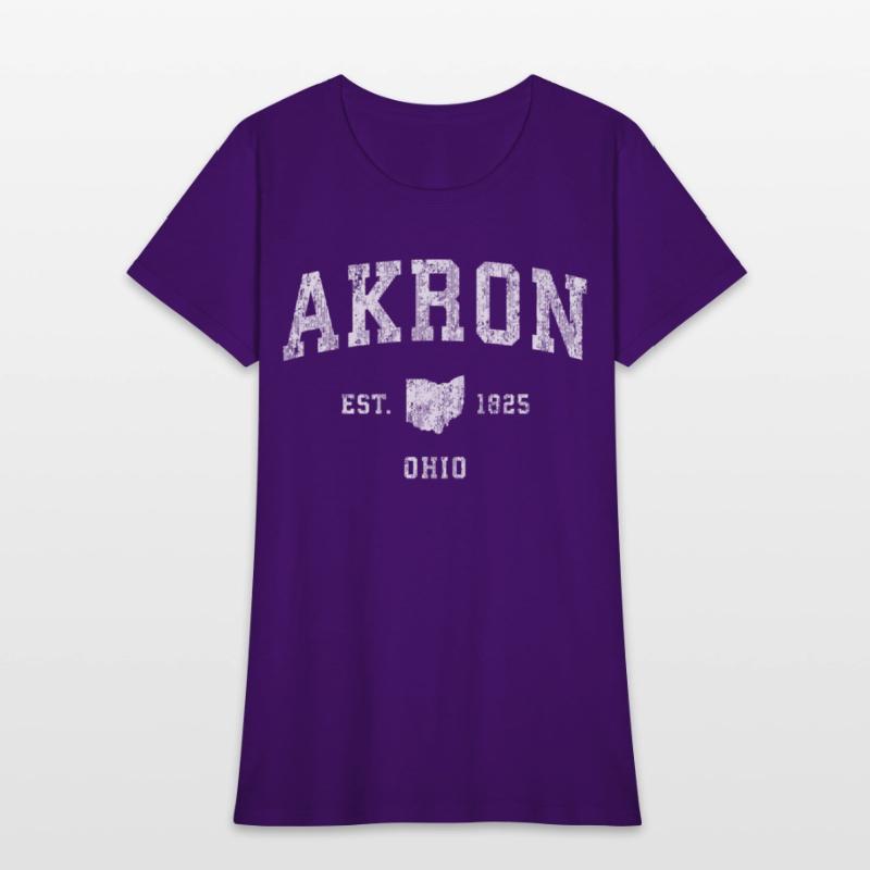 Akron Ohio Oh Athletic Sports
