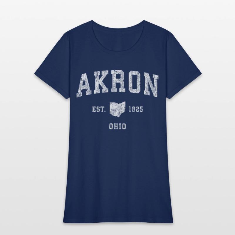 Akron Ohio Oh Athletic Sports
