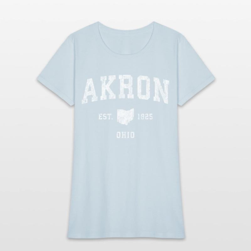 Akron Ohio Oh Athletic Sports