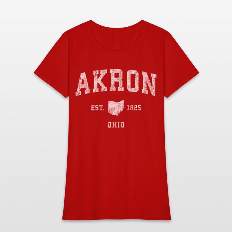 Akron Ohio Oh Athletic Sports