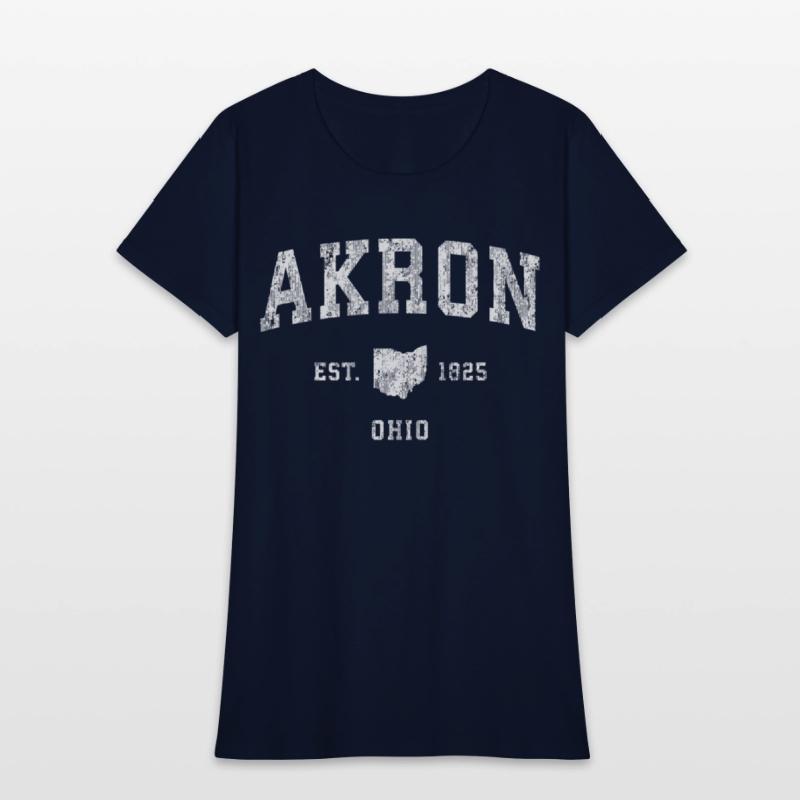 Akron Ohio Oh Athletic Sports