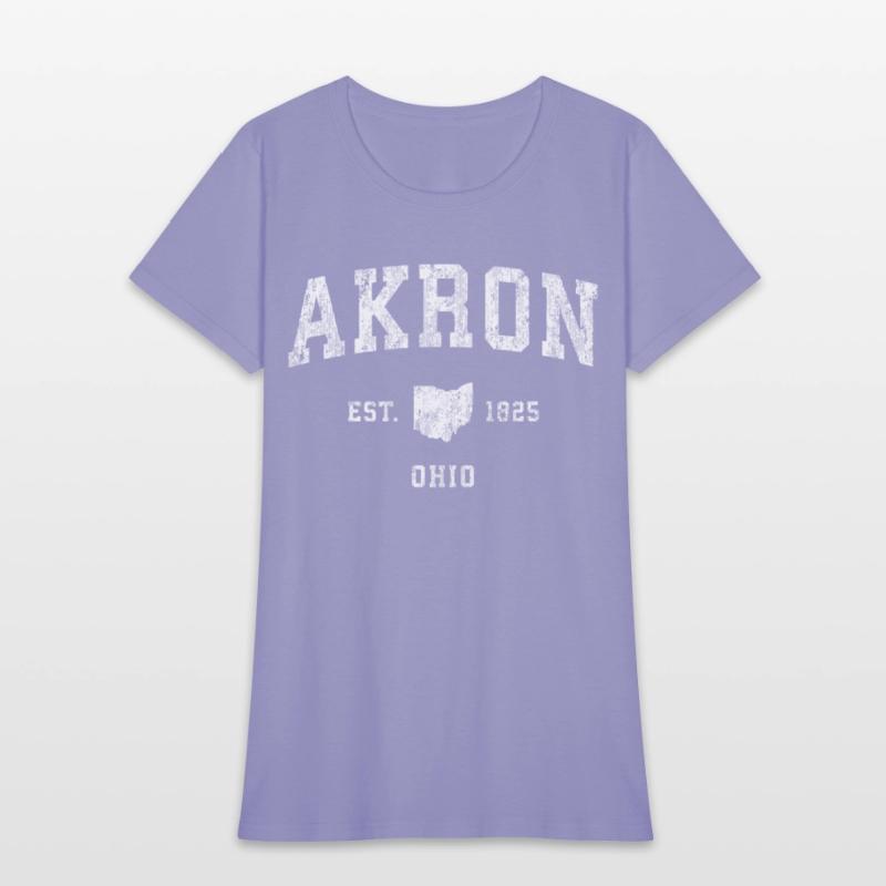 Akron Ohio Oh Athletic Sports