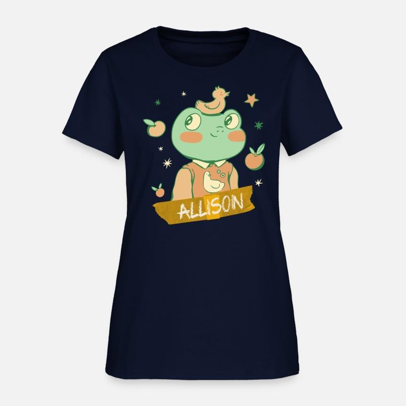 ALLISON - Beautiful girls name with a cute frog