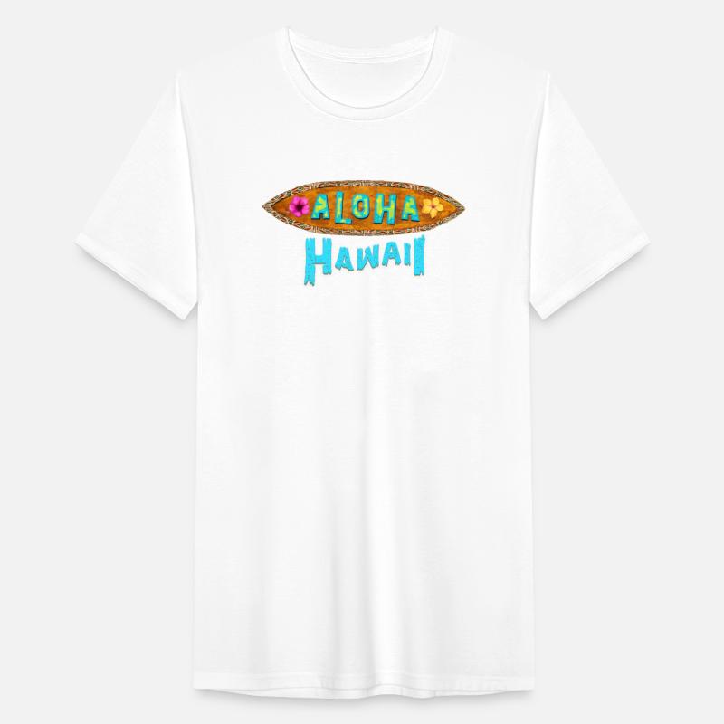Aloha Hawaiian Surf Board Graphic