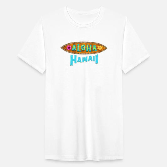 Aloha Hawaiian Surf Board Graphic