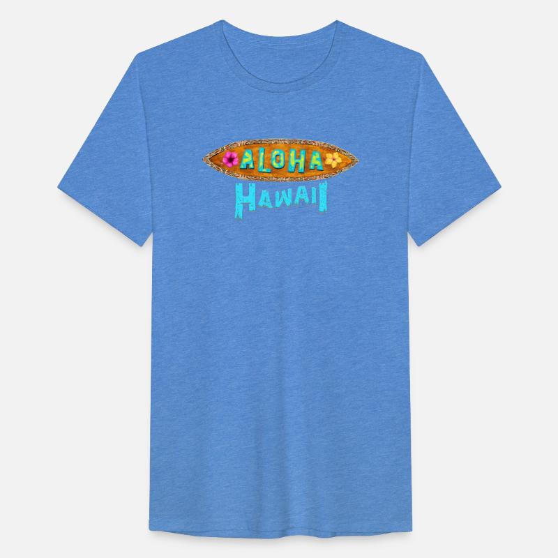 Aloha Hawaiian Surf Board Graphic