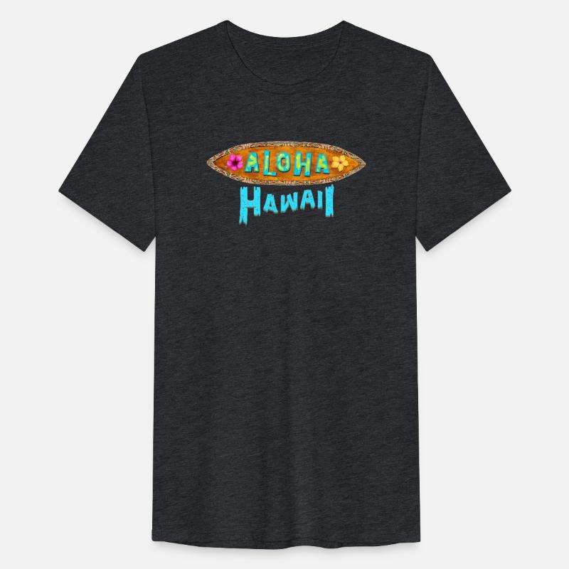 Aloha Hawaiian Surf Board Graphic