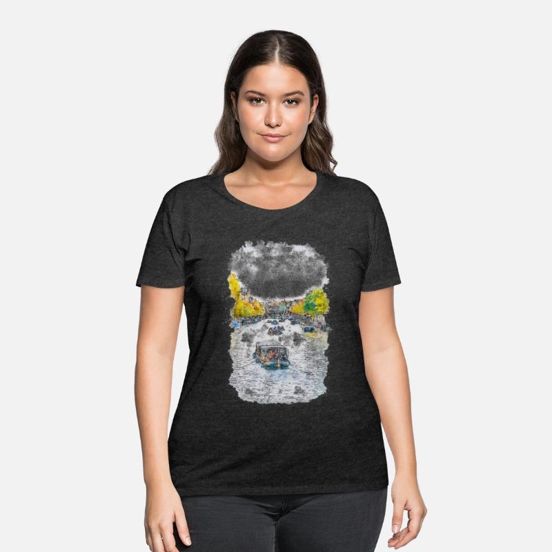 Amsterdam Water Canal Watercolor