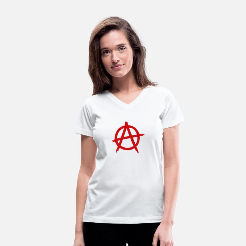 Anarchy symbol red