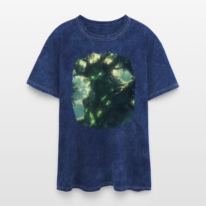 Ancient Tree Giant with Glowing Nature Magic