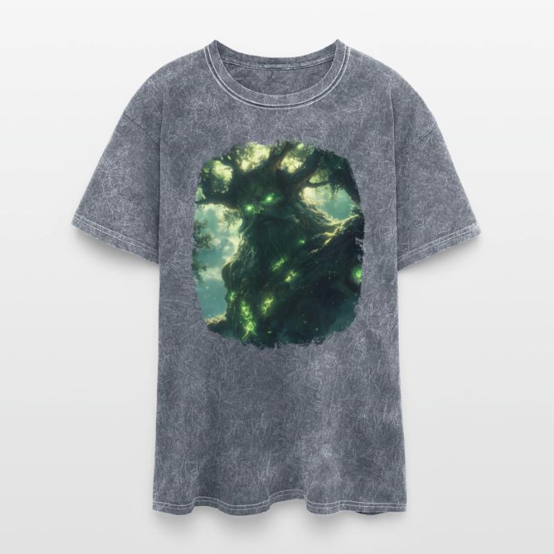 Ancient Tree Giant with Glowing Nature Magic