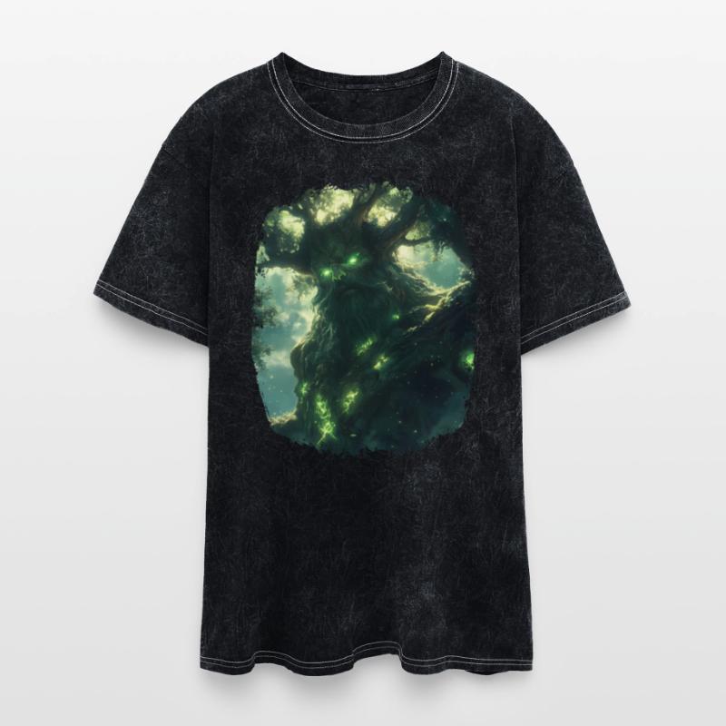 Ancient Tree Giant with Glowing Nature Magic