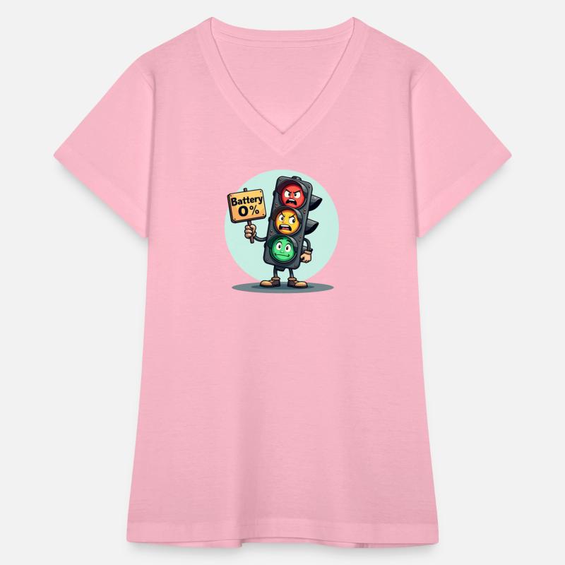 Animated Angry Traffic Light Character