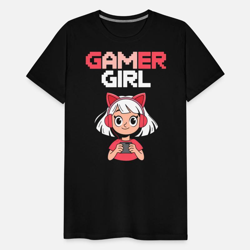 Anime Gamer Girl Shirt kawaii anime tee