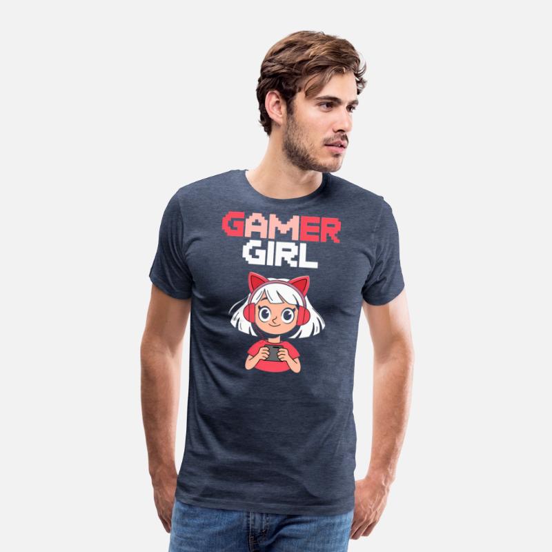 Anime Gamer Girl Shirt kawaii anime tee