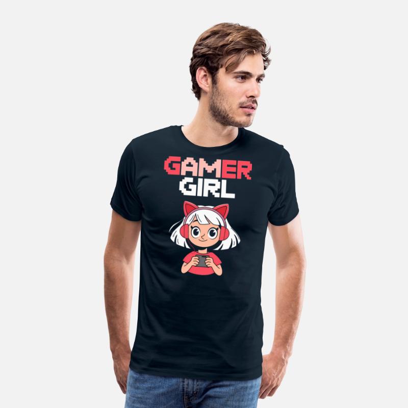 Anime Gamer Girl Shirt kawaii anime tee