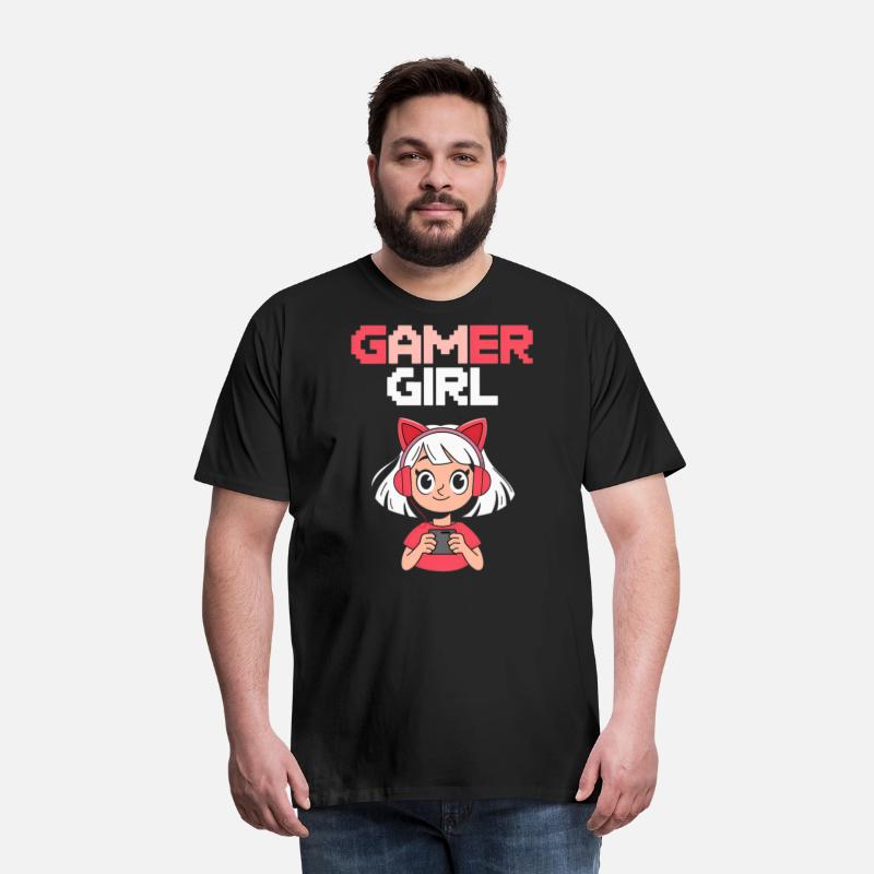 Anime Gamer Girl Shirt kawaii anime tee