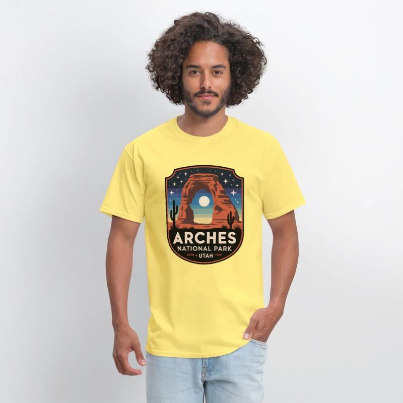 Arches National Park Retro Desert Art