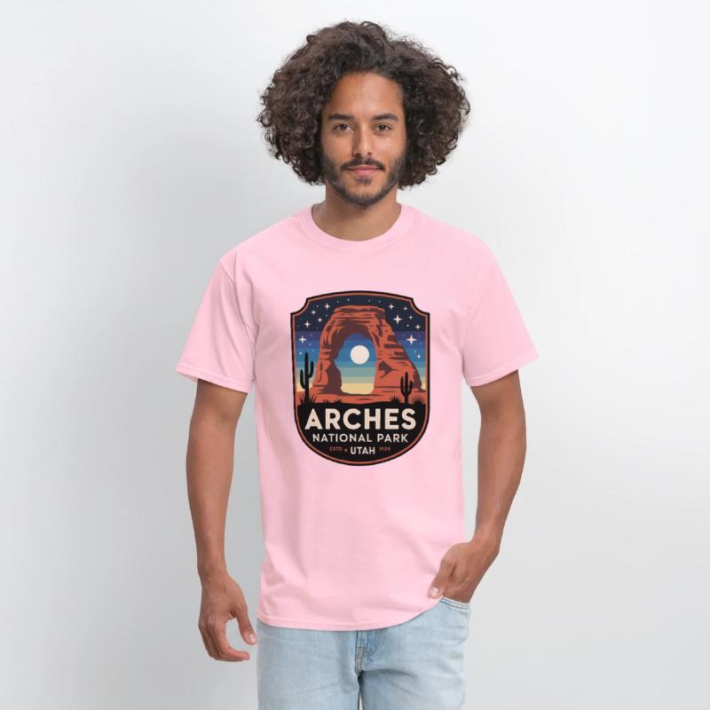 Arches National Park Retro Desert Art