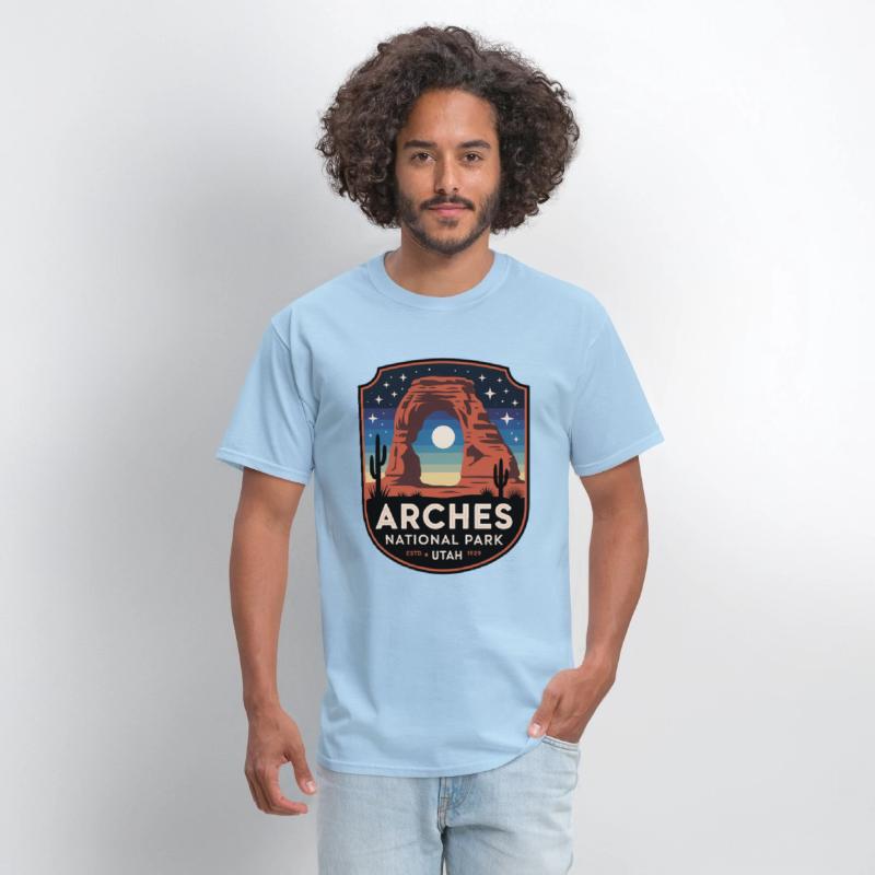 Arches National Park Retro Desert Art