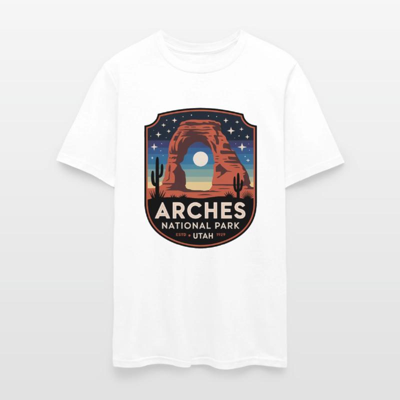 Arches National Park Retro Desert Art