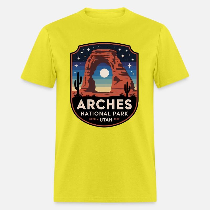 Arches National Park Retro Desert Art