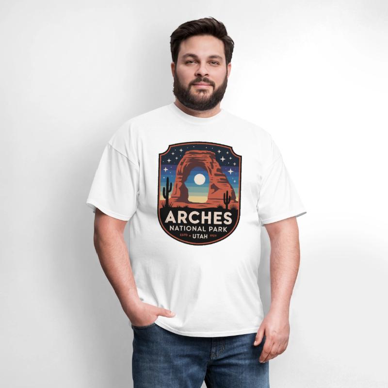 Arches National Park Retro Desert Art