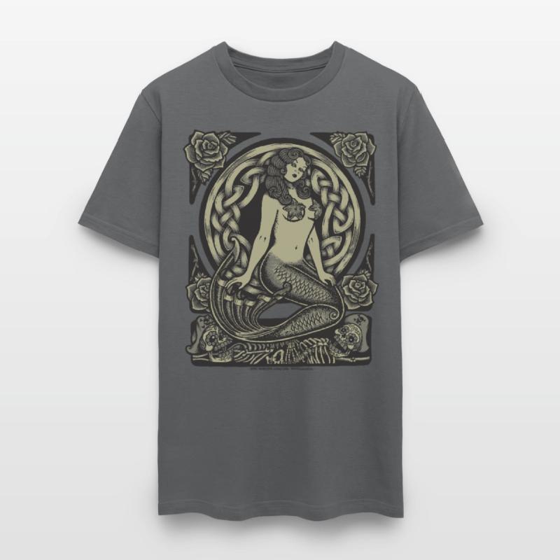 Art Nouveau Vintage Pinup Mermaid