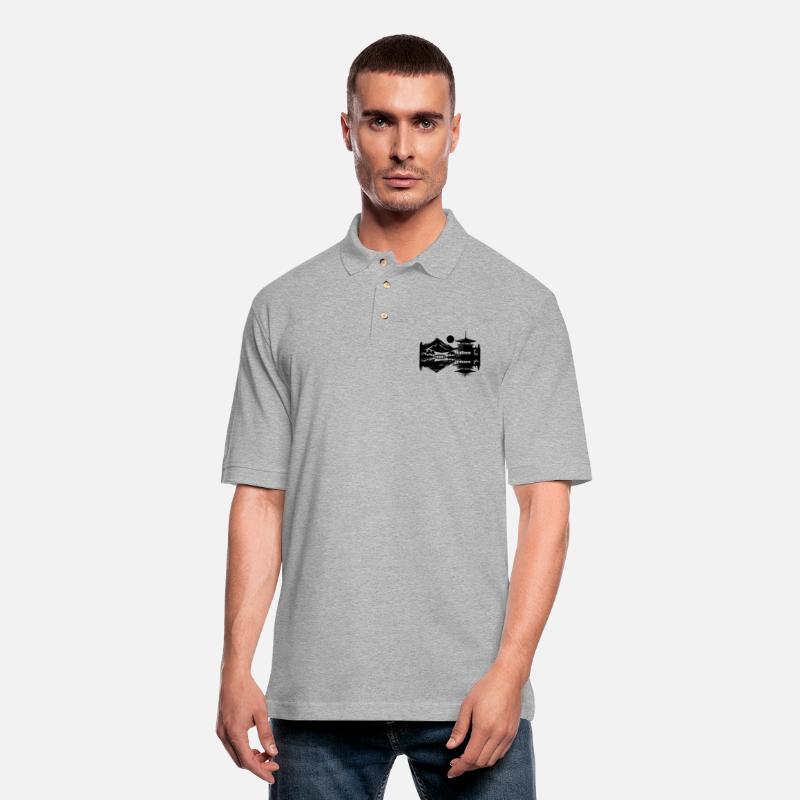 Asian Landscape Of Silent Japanese Temples