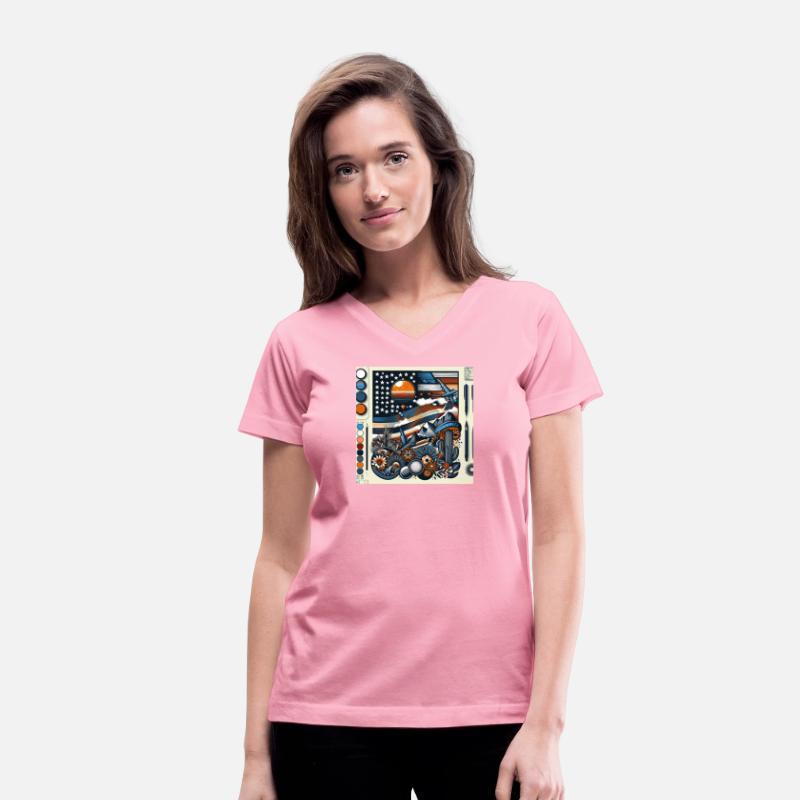 Astronaut and Mountain Adventure Illustration