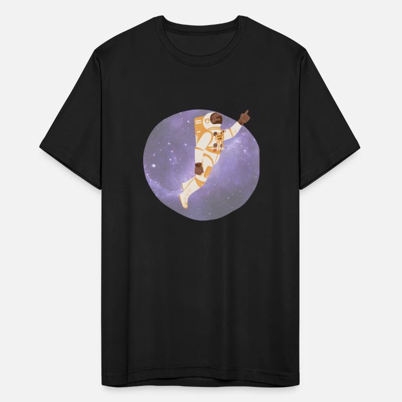 Astronaut in Deep Space Vector Graphic, spaceman