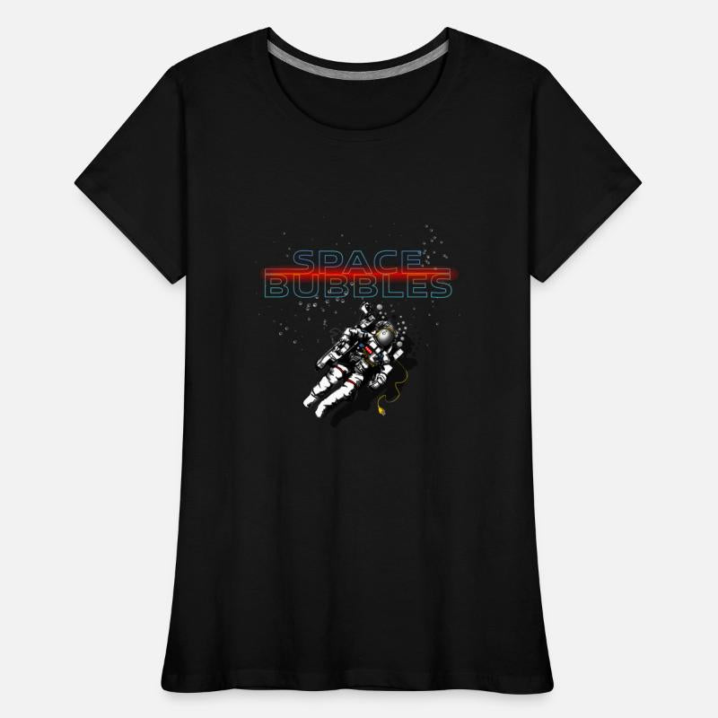 Astronaut in outer space flat earth firmament