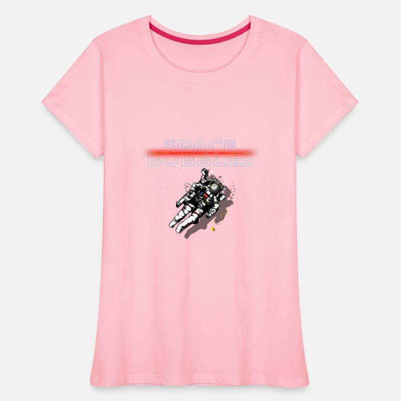 Astronaut in outer space flat earth firmament