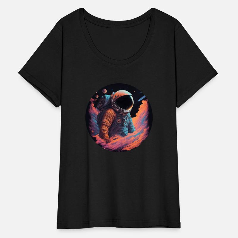 Astronaut Lost in Galaxy T-Shirt: Cosmic Adventure