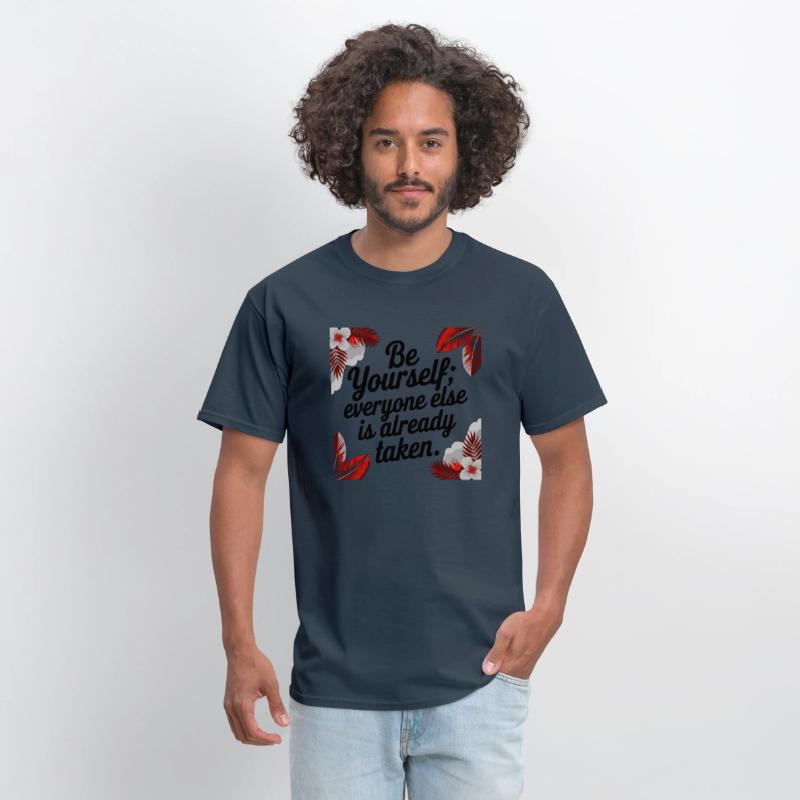 Be Yourself Quote Floral Design