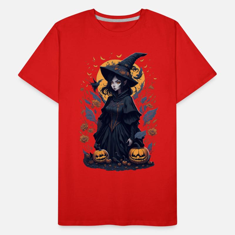 Bewitching Night: Halloween Black Witch