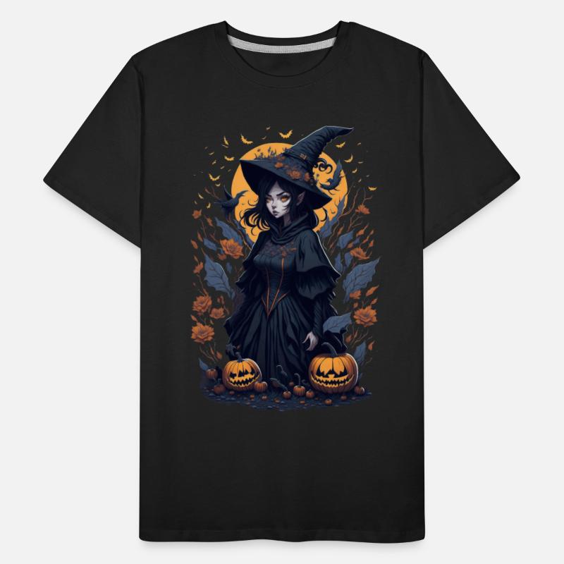 Bewitching Night: Halloween Black Witch