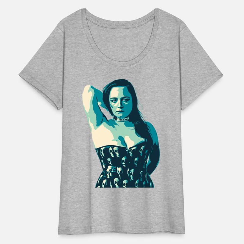 Bitch in Corset in green