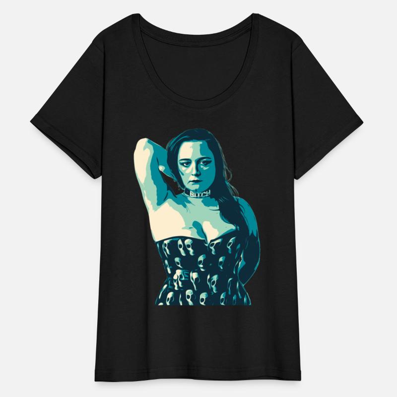 Bitch in Corset in green