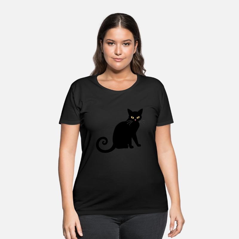 Black Cat in Silhouette