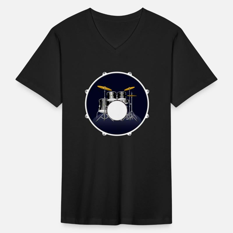 Black Drum Set Drum Rim