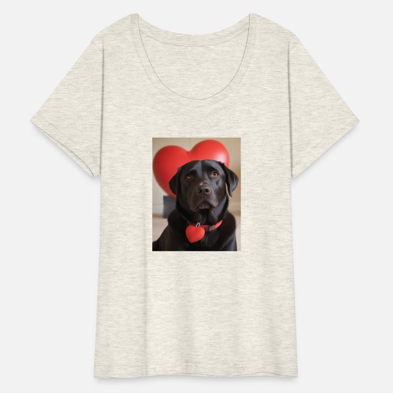 Black Labrador loveheart 2