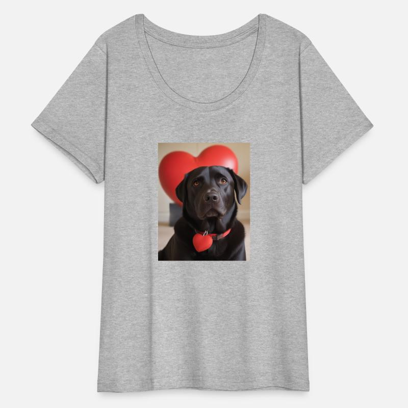 Black Labrador loveheart 2