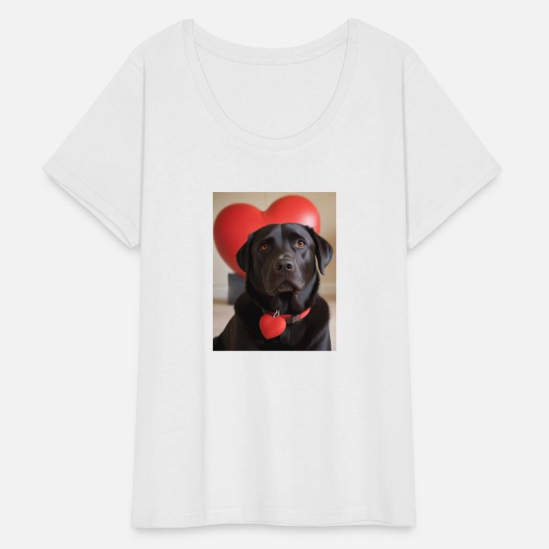 Black Labrador loveheart 2
