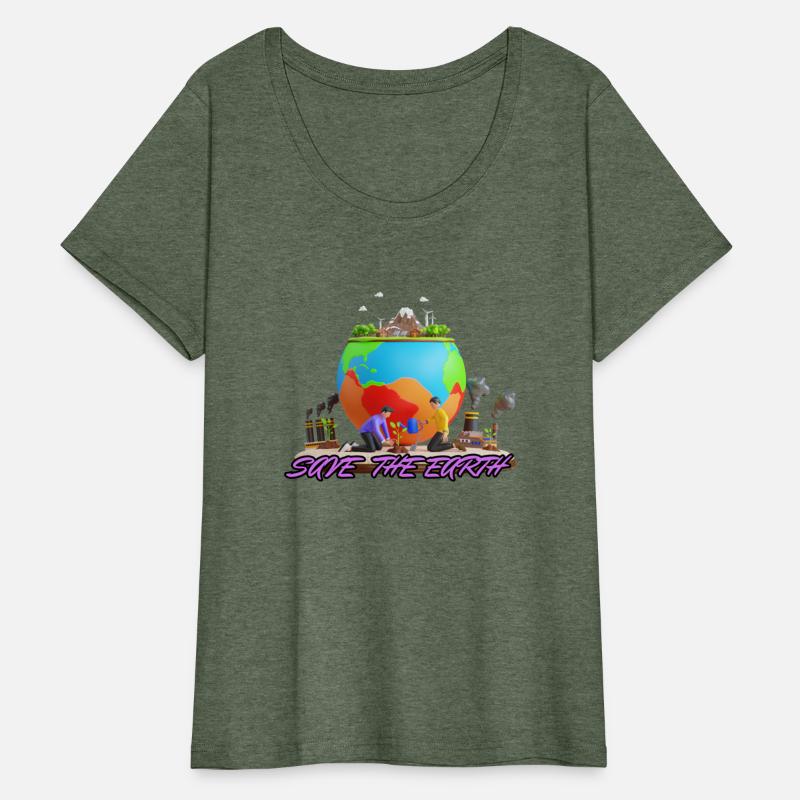Bold save the earth T Shirt