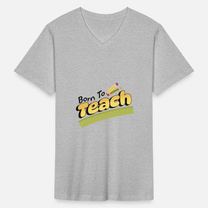 Born To Teach! Fun school graphic for teachers!