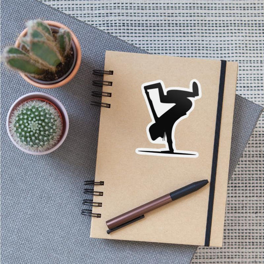 Break dance Bboy Bgirl Cartoon silhouette